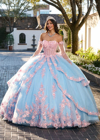 Rachel Allan Style RQ2196 - PINK LIGHT BLUE