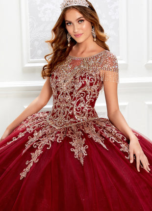 Princesa Ariana Vara PR22026 - Wine/Rose Gold