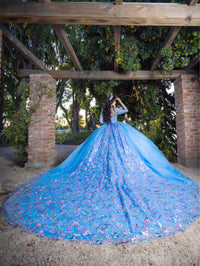 House of Wu Style 26093 - Periwinkle Multi