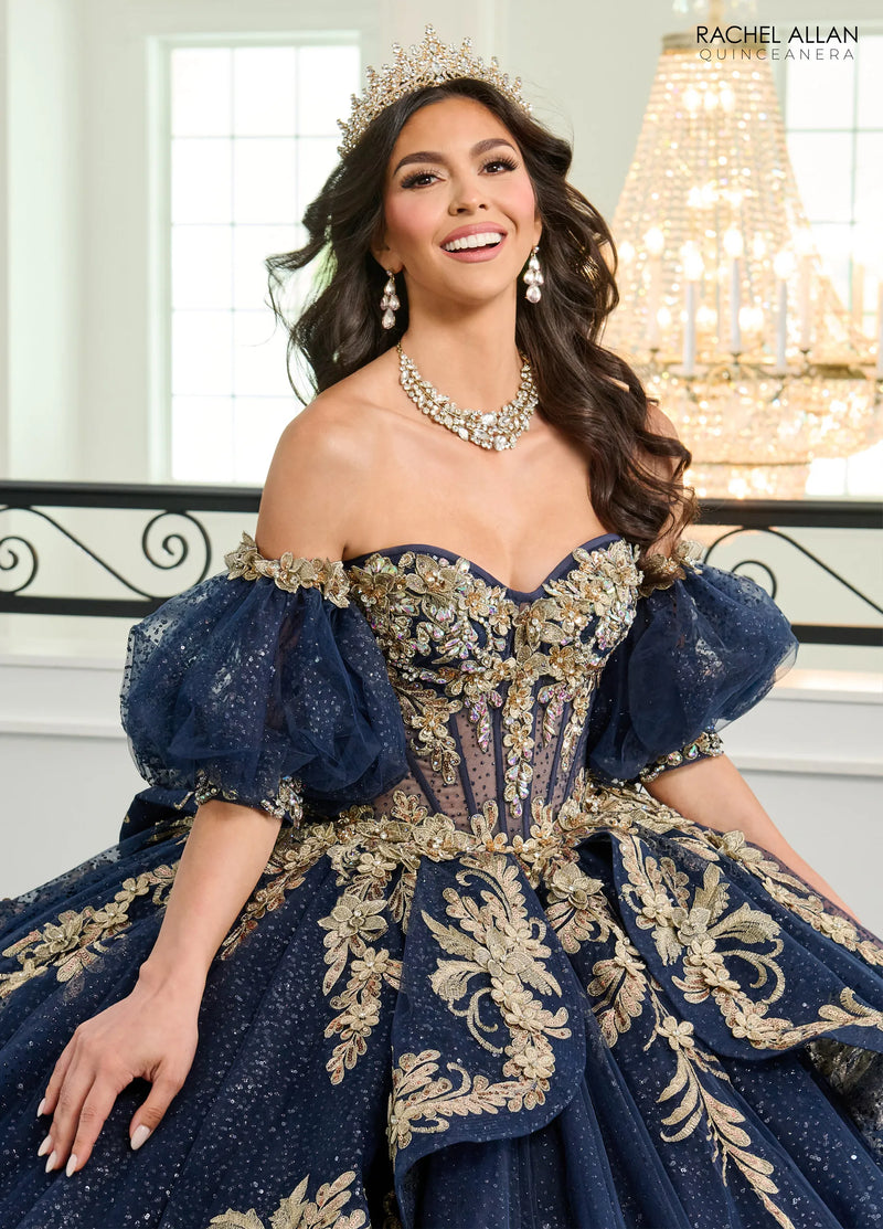Rachel Allan Style RQ3153 - NAVY GOLD