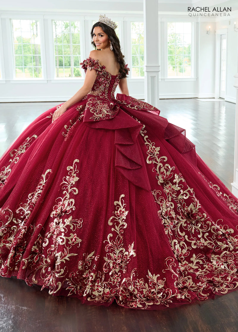 Rachel Allan Style RQ3145 - BURGUNDY GOLD