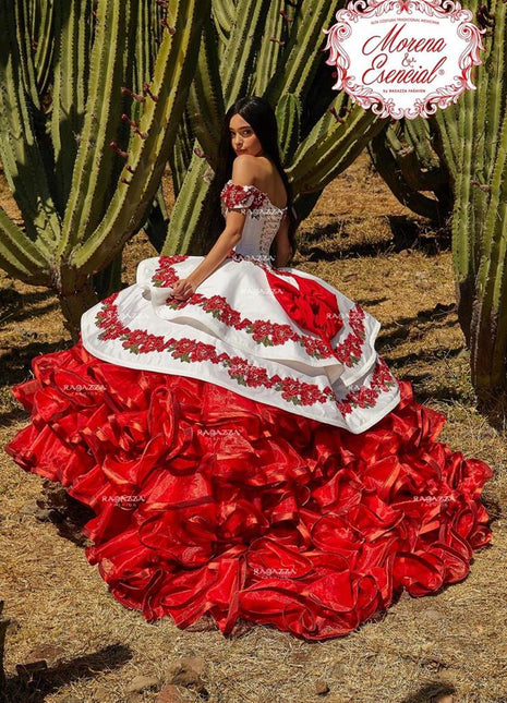 Ragazza Style MV17-117 - Ivory/Rojo