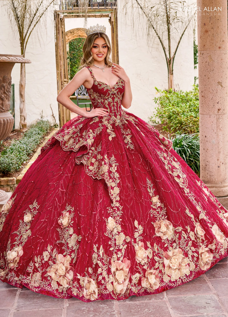 Rachel Allan Style RQ3140 - BURGUNDY GOLD