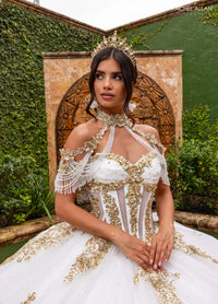 Rachel Allan Style RQ2225 - IVORY GOLD