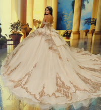 Princesa Ariana Vara PR30226 - Champagne Gold