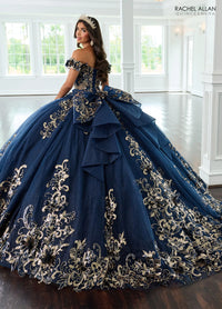 Rachel Allan Style RQ3145 - NAVY GOLD