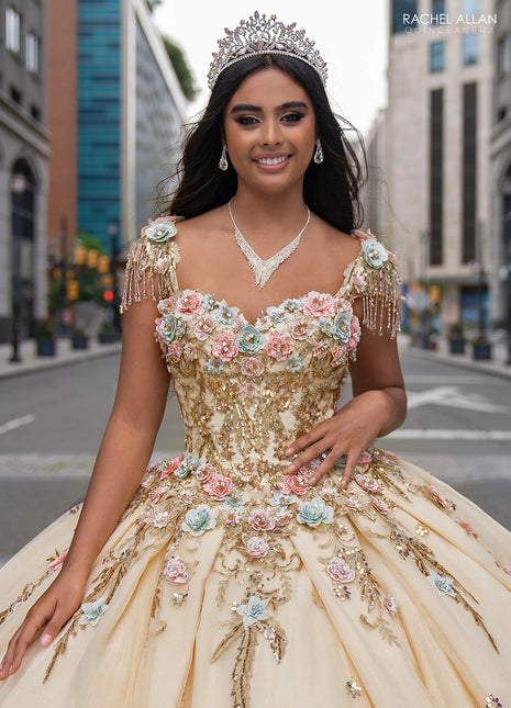 Rachel Allan Style RQ3126 - CHAMPAGNE GOLD MULTI