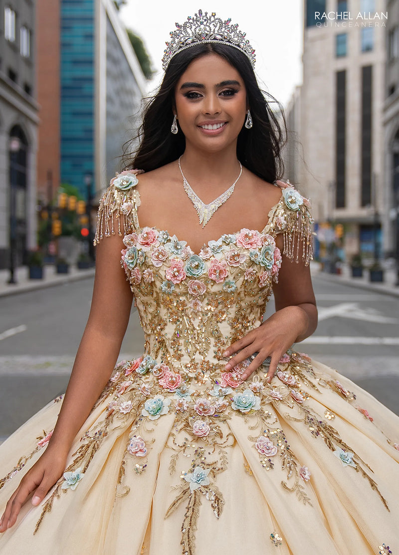 Rachel Allan Style RQ3126 - CHAMPAGNE GOLD MULTI