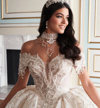 Princesa Ariana Vara PR70101 - Ivory/Champagne