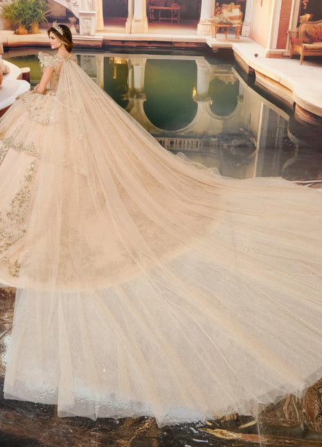 Princesa Ariana Vara PR30196 - Champagne/Gold