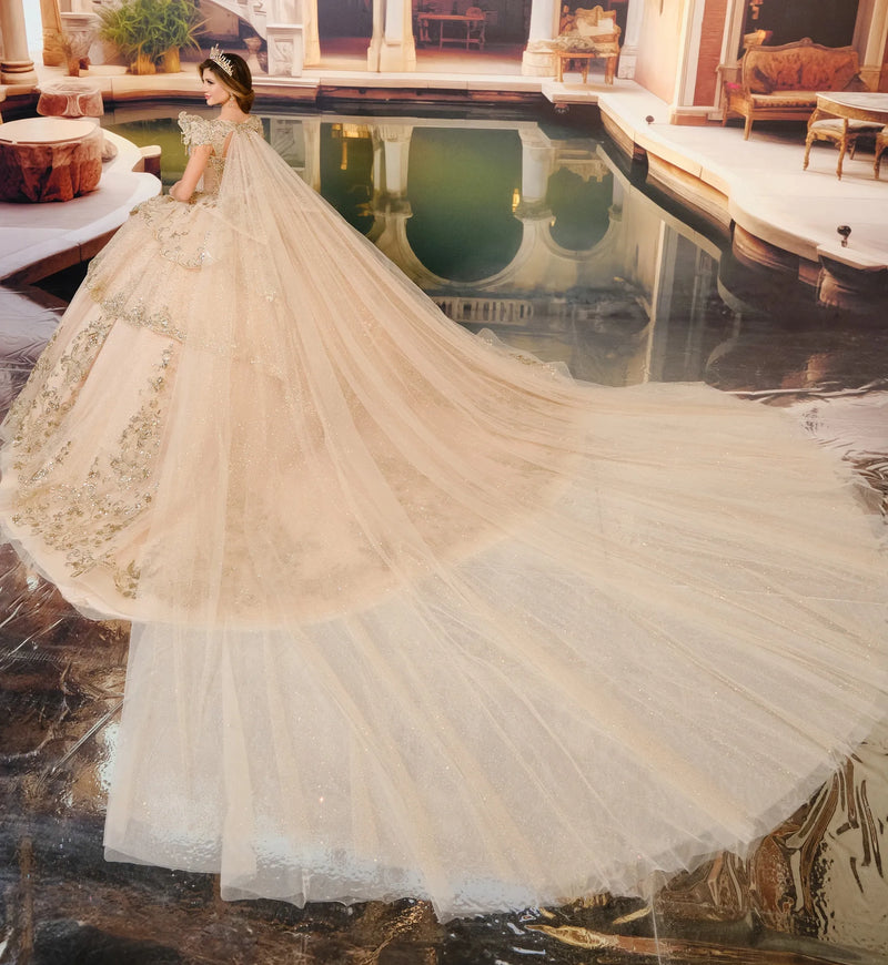 Princesa Ariana Vara PR30196 - Champagne/Gold
