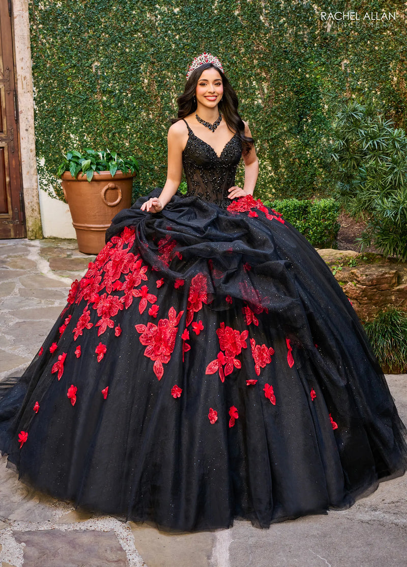 Rachel Allan Style RQ1144 - BLACK RED