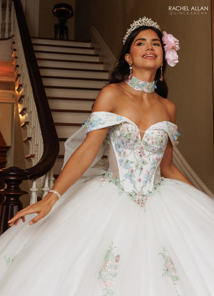 Rachel Allan Style RQ3186 - IVORY MULTI