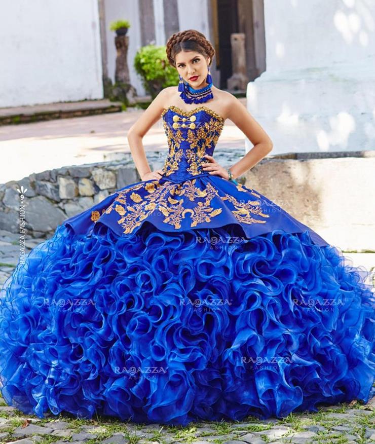 Ragazza Style M12-112 - Oro/Cobre/Azul Rey