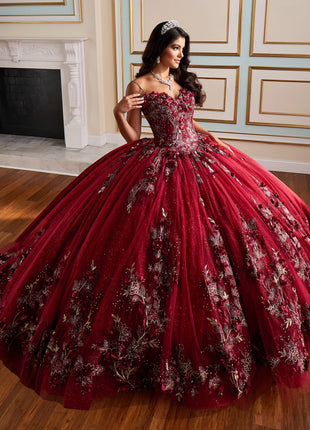 Princesa Ariana Vara PR12263 - Wine/Gold
