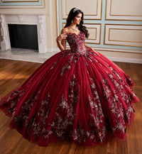 Princesa Ariana Vara PR12263 - Wine/Gold