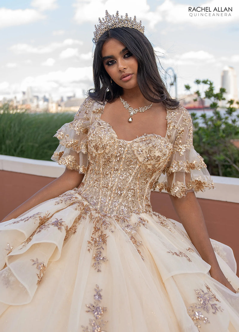 Rachel Allan Style RQ1138 - CHAMPAGNE ROSE GOLD