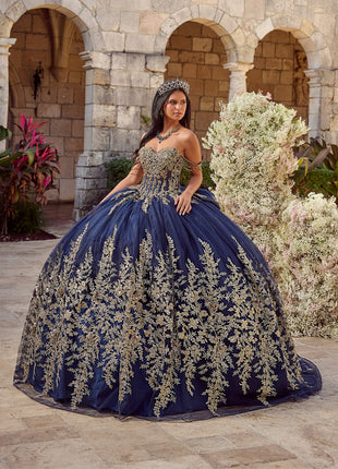 House of Wu Style 56540 - Navy/Gold