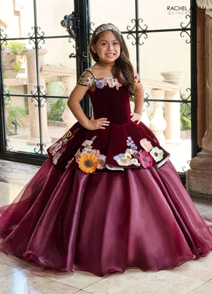 Rachel Allan Style RQ4044 - BURGUNDY MULTI