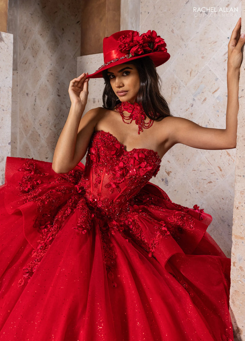 Rachel Allan Style RQ2241 - DEEP RED