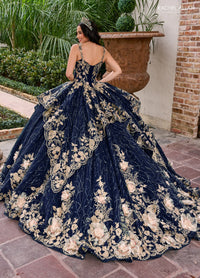Rachel Allan Style RQ3140 - NAVY GOLD
