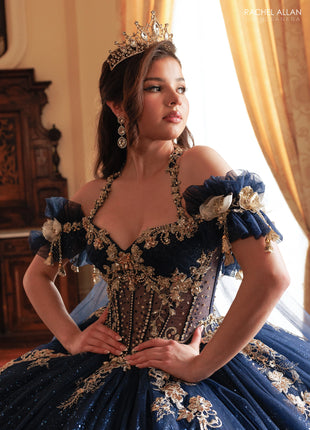 Rachel Allan Style RQ3181 - NAVY GOLD