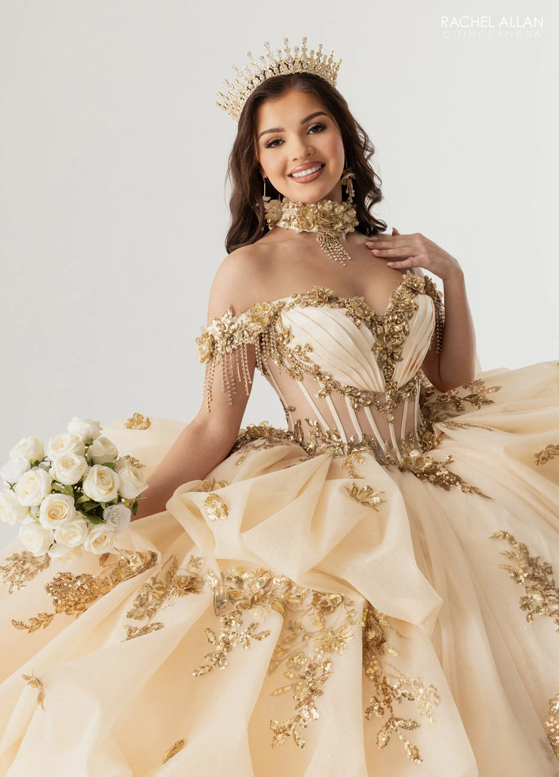 Rachel Allan Style RQ6014 - CHAMPAGNE GOLD