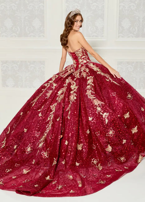 Princesa Ariana Vara PR30121 - Wine/Gold