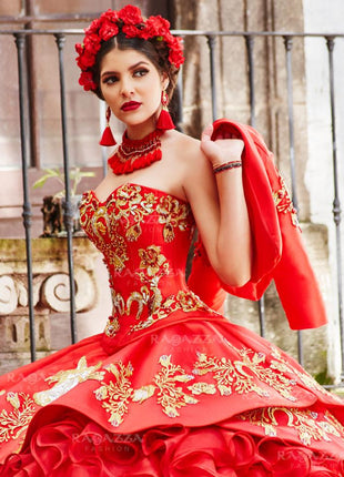 Ragazza Style M13-113 - Rojo/Oro/Plata