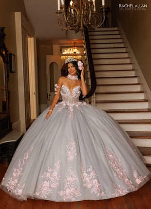 Rachel Allan Style RQ3184 - PLATINUM BLUSH