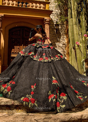 Ragazza Style MV57-157 - Rojo/Negro