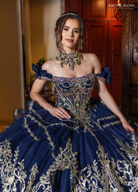 Rachel Allan Style RQ1180 - NAVY GOLD