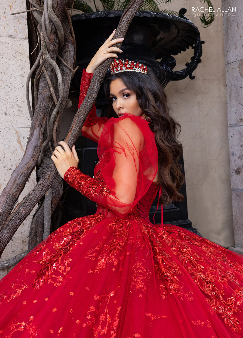 Rachel Allan Style RQ1172 - DEEP RED
