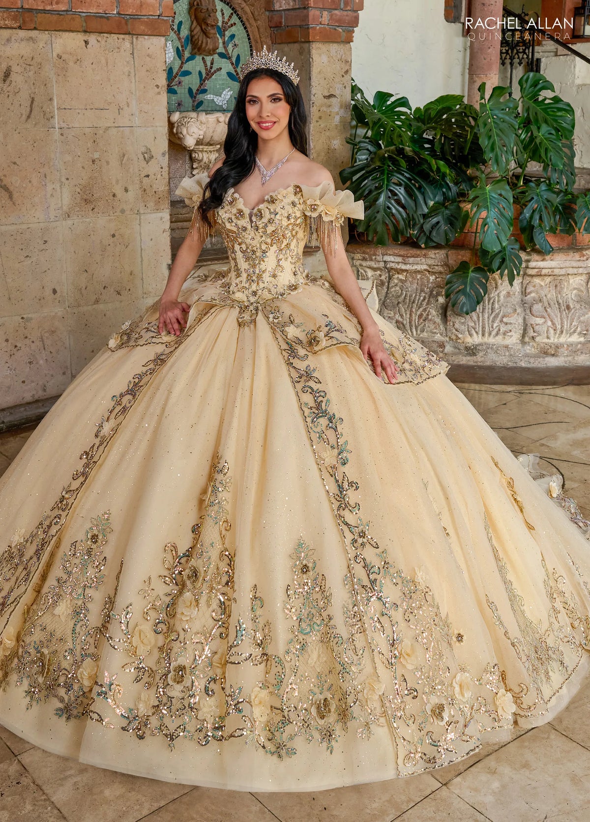 Rachel Allan Style RQ3137 - CHAMPAGNE GOLD