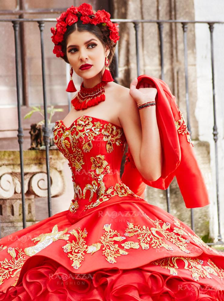 Ragazza Style M13-113 - Rojo/Oro/Plata