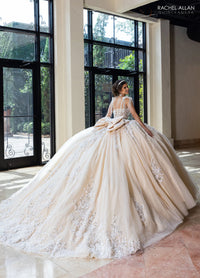 Rachel Allan Style RQ1182 - IVORY CHAMPAGNE