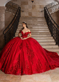 Rachel Allan Style RQ2215 - DEEP RED
