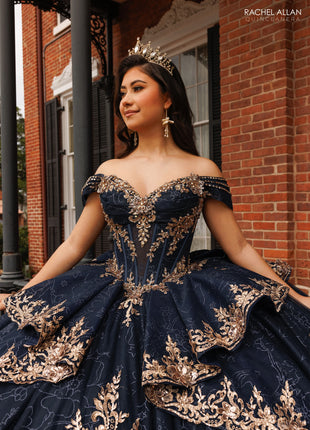 Rachel Allan Style RQ1191 - DEEP NAVY ROSE GOLD