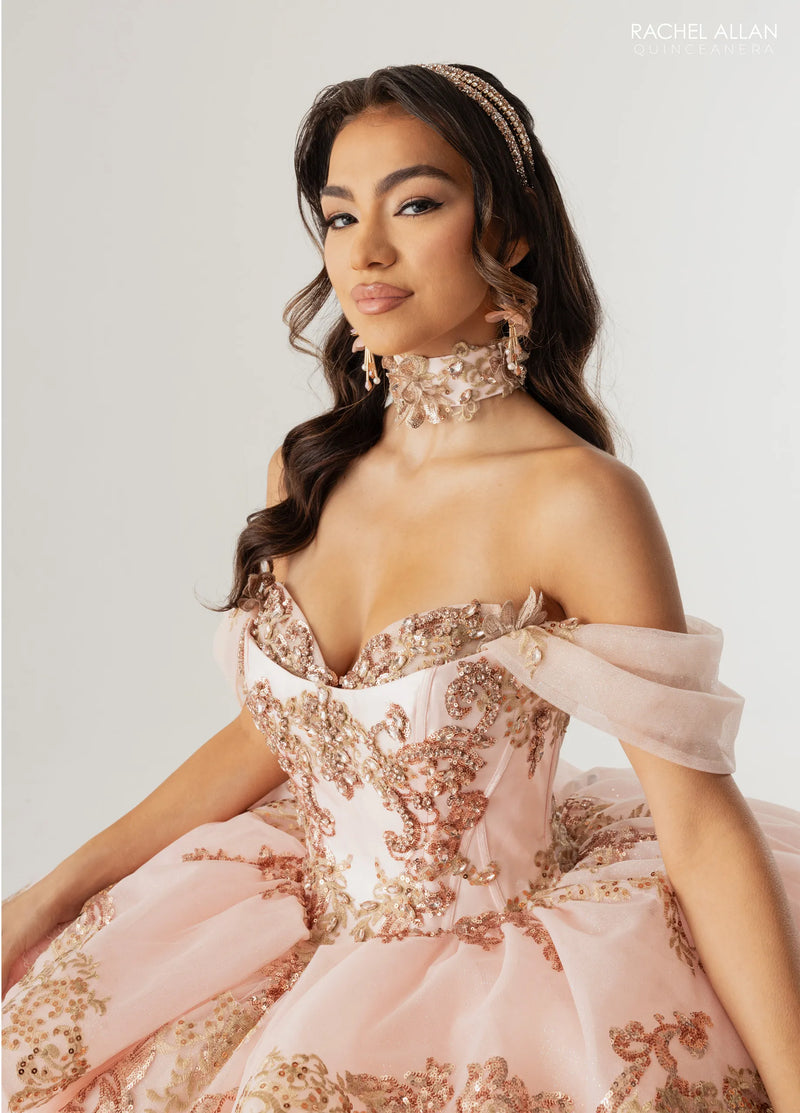 Rachel Allan Style RQ3175 - BLUSH ROSE GOLD