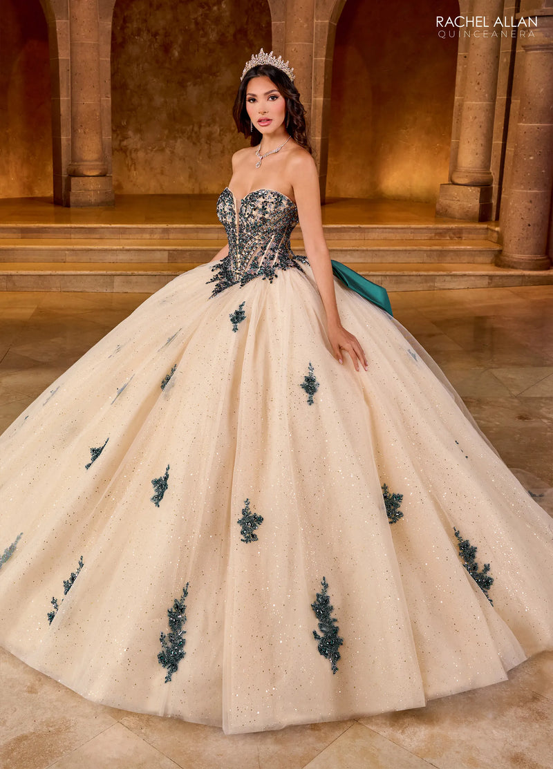Rachel Allan Style RQ1152 - CHAMPAGNE PEACOCK