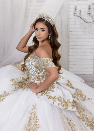 House of Wu Style 26022 - White/Gold