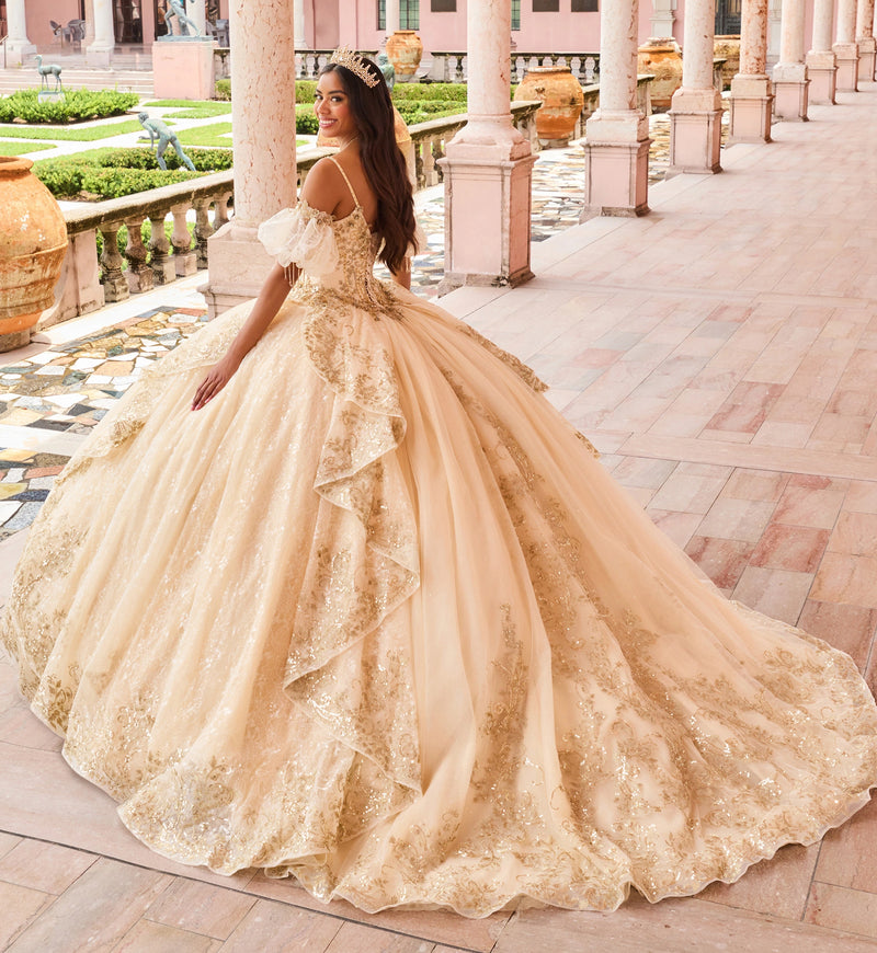 Princesa Ariana Vara PR30161 - Champagne/Gold