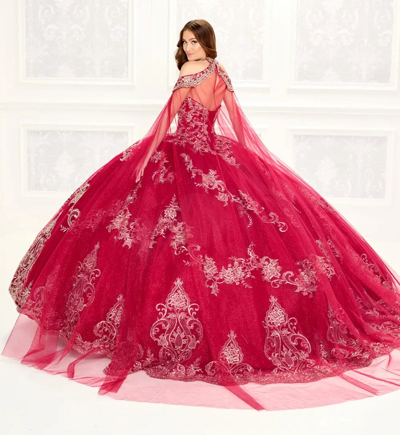 Princesa Ariana Vara PR30086 - Wine/Gold