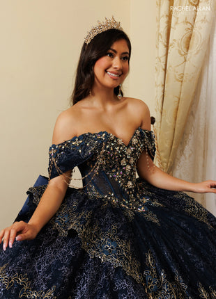 Rachel Allan Style RQ3188 - DEEP NAVY LIGHT GOLD