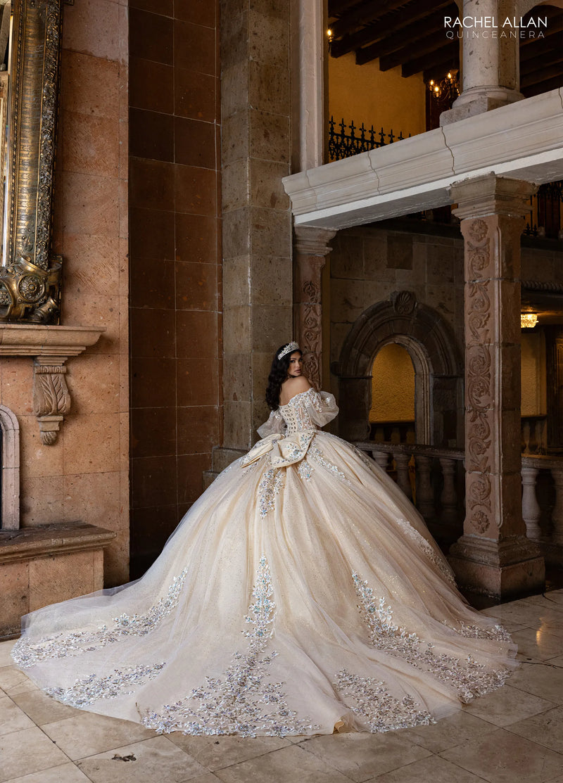Rachel Allan Style RQ1165 - IVORY CHAMPAGNE