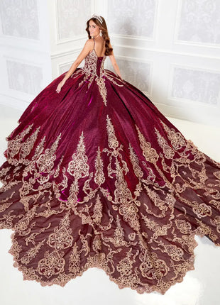 Princesa Ariana Vara PR22141 - Merlot/Gold
