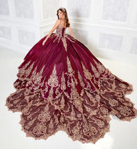 Princesa Ariana Vara PR22141 - Merlot/Gold