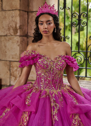 House of Wu Style 80055 - Magenta/Gold