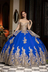 Ragazza Style 3922 - Azul Rey/Oro
