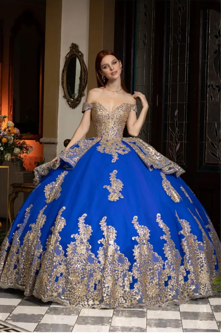 Ragazza Style 3922 - Azul Rey/Oro